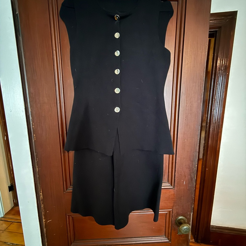 Black Pant Set